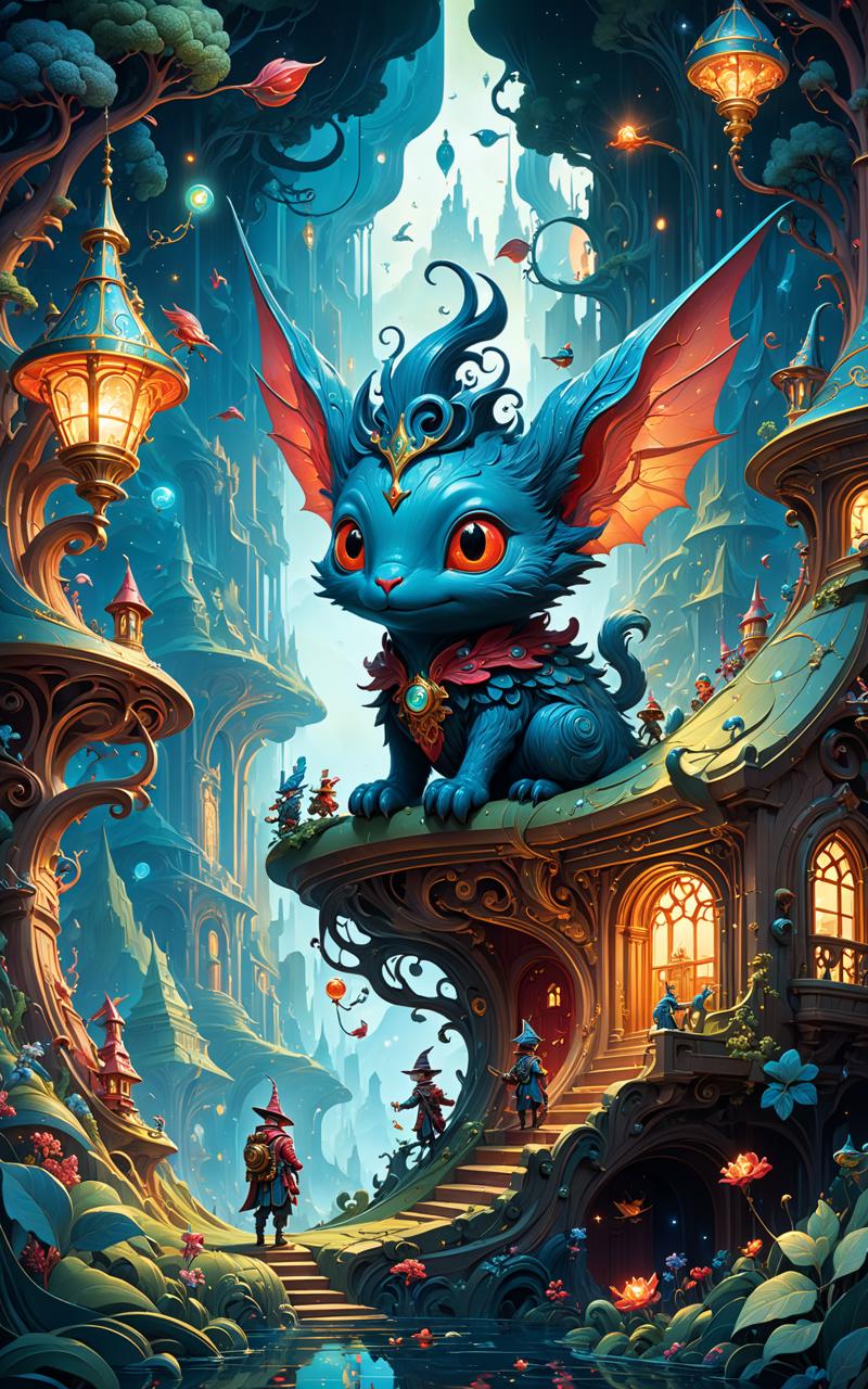 04638-767685741-Fantastical storybook whimsy creatures, James Jean and Nicolas Party, tiny details, beautiful details, 8k, UHD, trending to arts.png